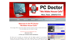 Desktop Screenshot of pcdoctorwaco.com